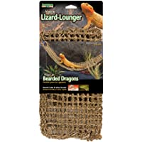 Los mejores  - Penn-Plax Lagarto Tumbona- 100% Fibras de Junco Marino Natural para Anoles- Bearded Dragons- Geckos- Iguanas- y ermitaño…